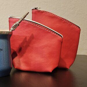 Yerba/Sugar Mate Pouch - Standard Solid Red